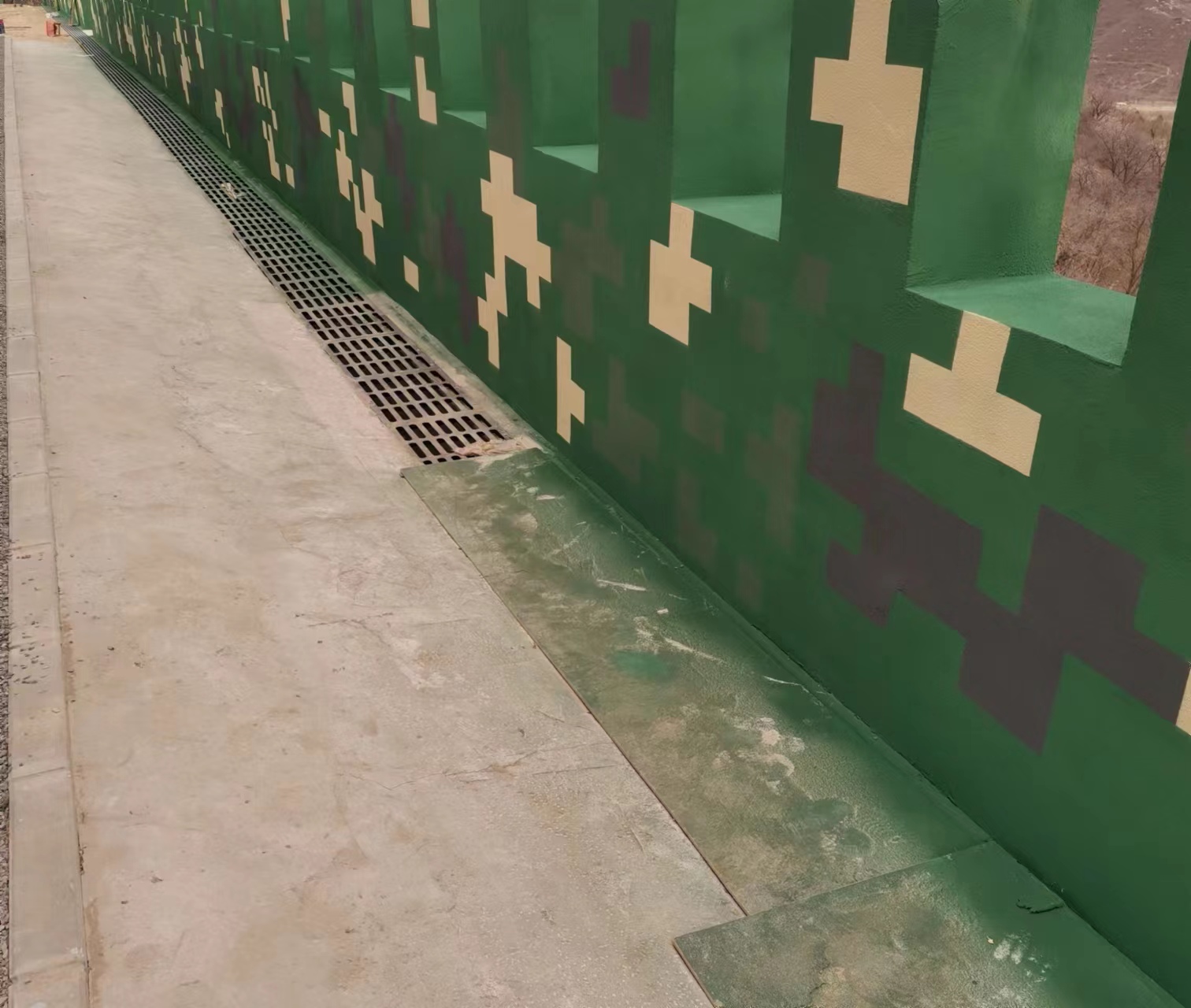 浦东围墙迷彩喷涂,数迷彩漆